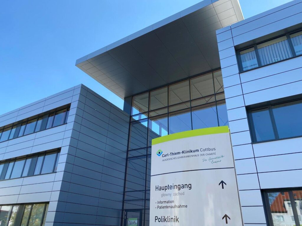 Eingang zur neuen Notaufnahme