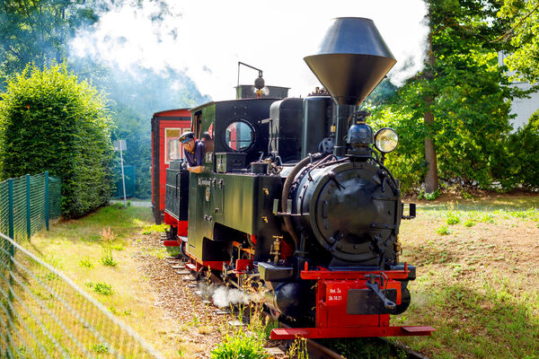 Adventsdampf bei der Parkeisenbahn