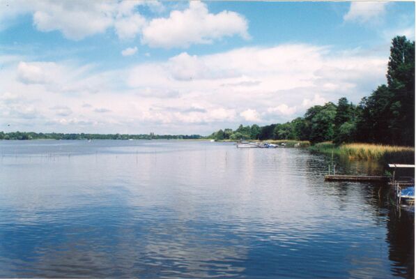 Senzig wandert- Siedlung Krüpelsee mit Seebrücke