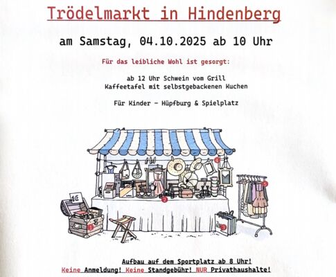 Trödelmarkt in Hindenberg