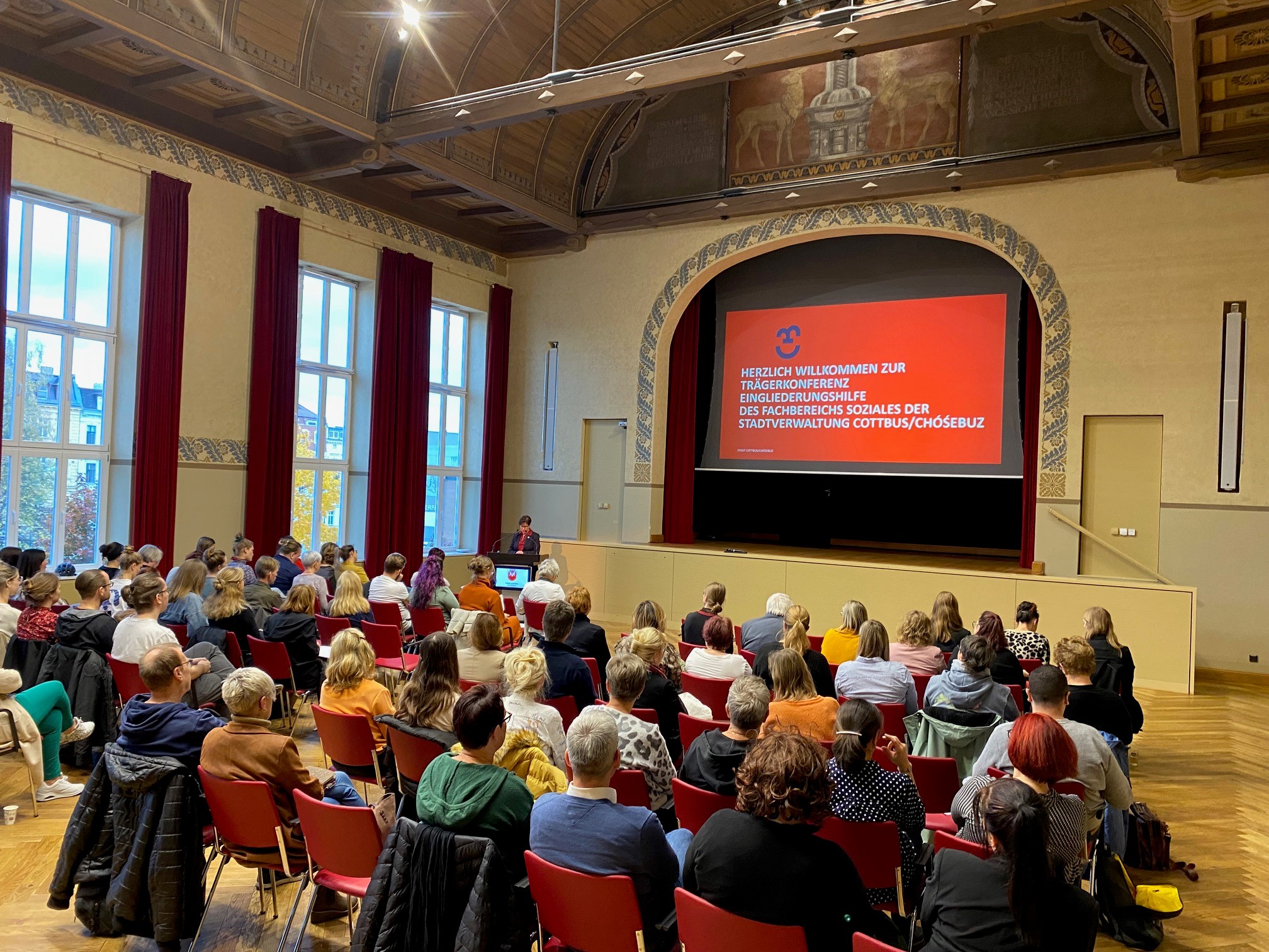 Mareen Dieckmann bei der Trägerkonferenz