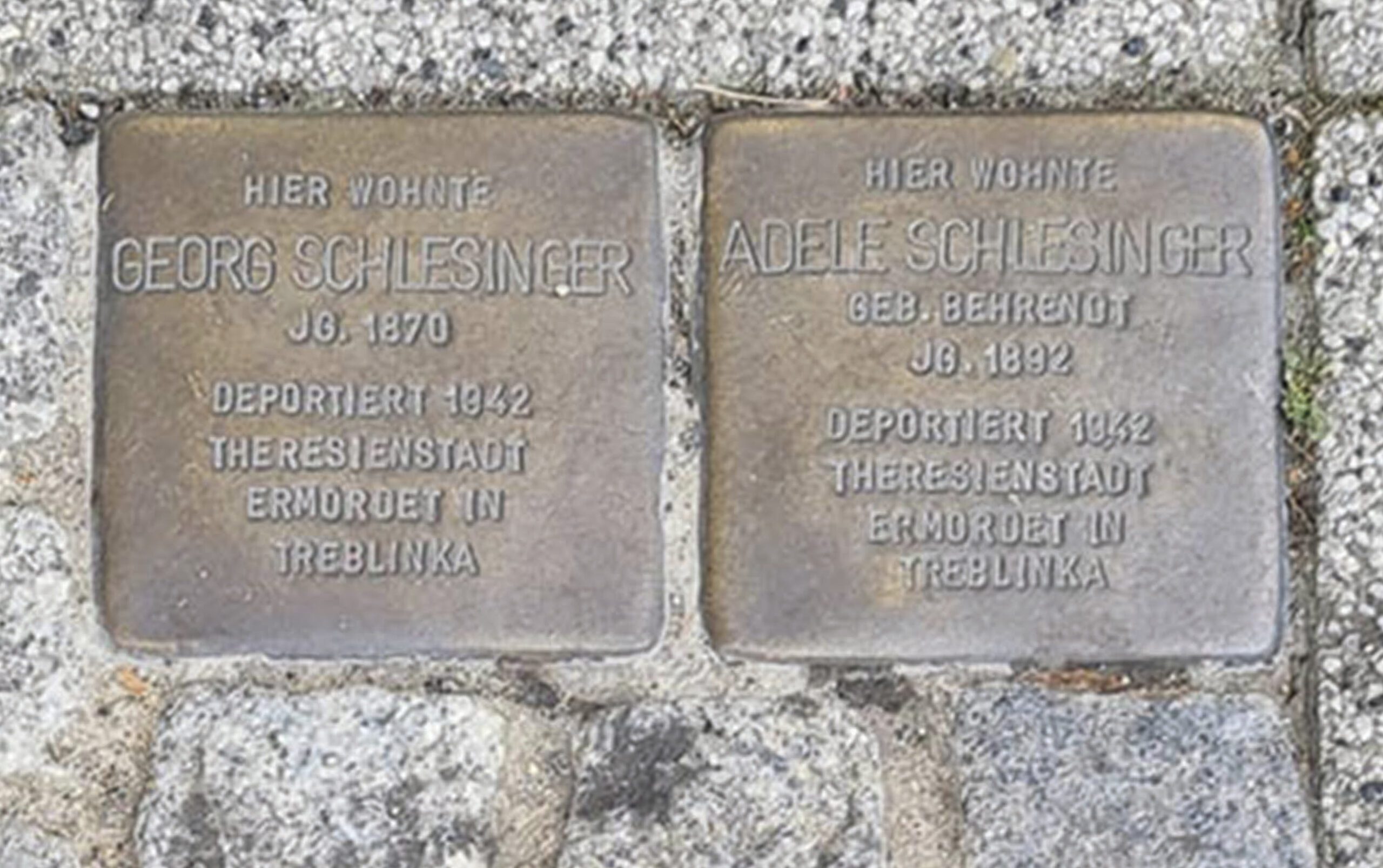 LEBENSSPUREN – Stolpersteine als Zeugnis finsterer Jahre